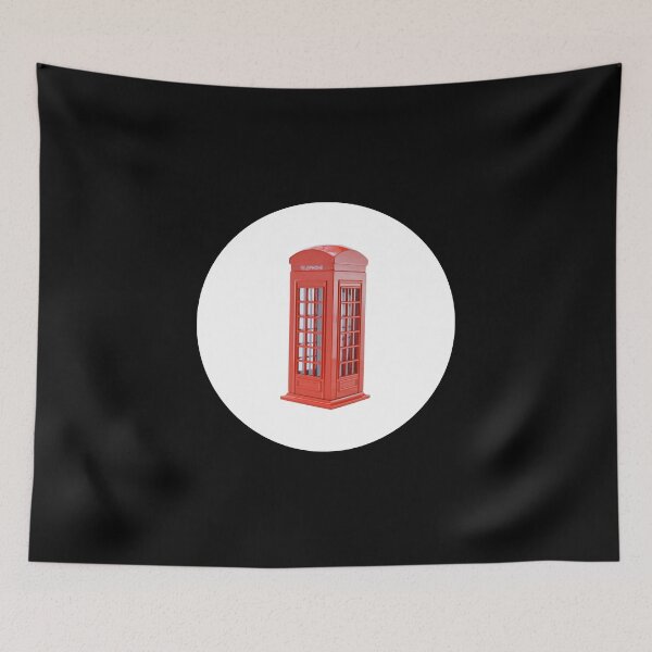 Item preview, Call Me From This Retro Telephone Box designed and sold by DazArtDesigns.