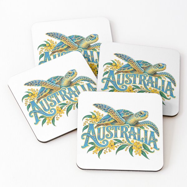 Item preview, Australia/ Sea Turtle designed and sold by rainsdesigns.