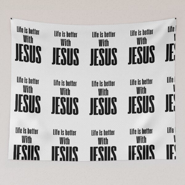 Item preview, Life is better with JESUS Christian design designed and sold by TheProverbsMom.