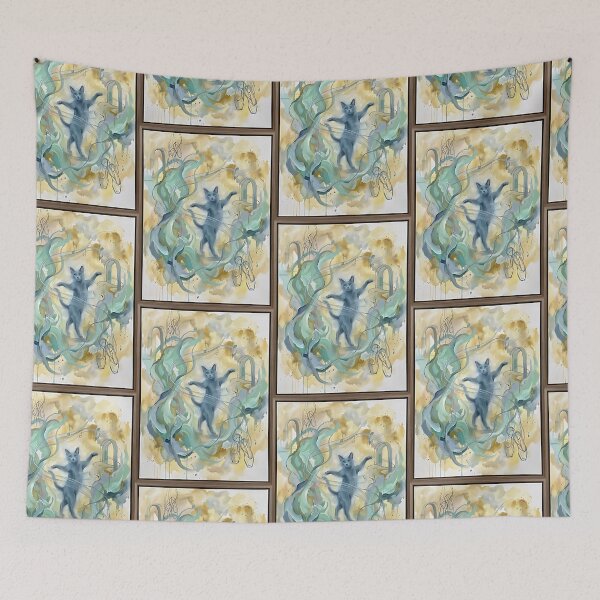 Item preview, Russian Blue Ballet Cat designed and sold by PictoVibe.