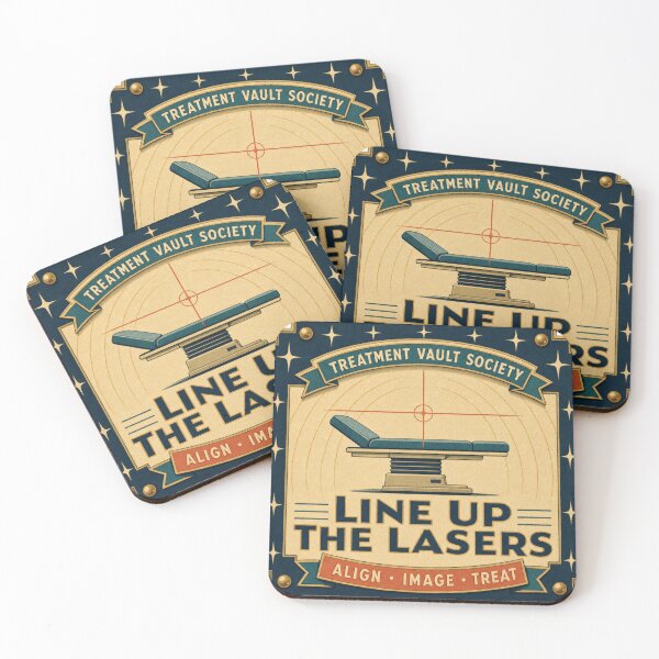Item preview, Line Up the Lasers Radiation Therapy Gift designed and sold by BoosterShop.