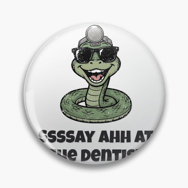 Item preview, Ssssay Ahh At The Dentist Funny Snake Dentist Design designed and sold by Wild Shades.