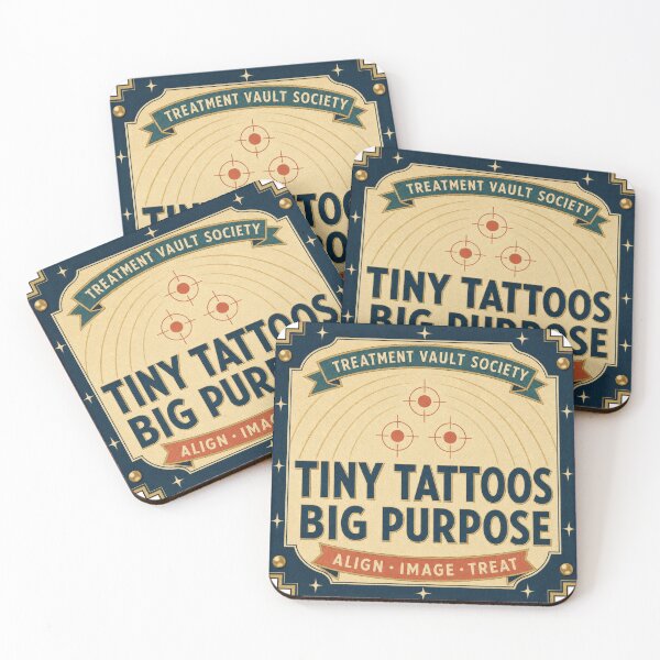 Item preview, Tiny Tattoos Big Purpose Rad Therapist Gift designed and sold by BoosterShop.