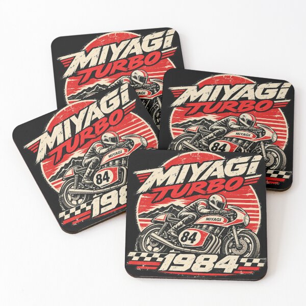 Item preview, Miyagi Turbo 1984 — Vintage Racing Team designed and sold by OriginalGamer55.