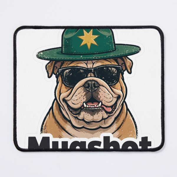 Item preview, Mugshot Funny Bulldog Deputy Design designed and sold by Wild Shades.