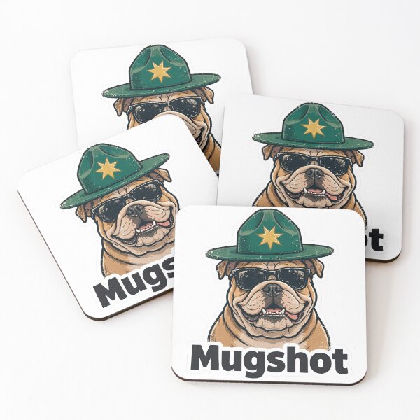 Item preview, Mugshot Funny Bulldog Deputy Design designed and sold by Wild Shades.