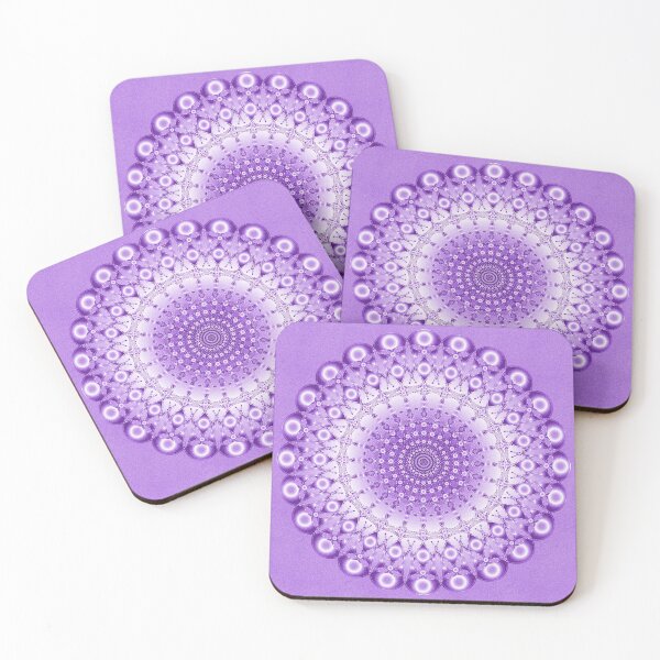 Item preview, Purple Geometric Mandala 1 designed and sold by Elsy's Art.