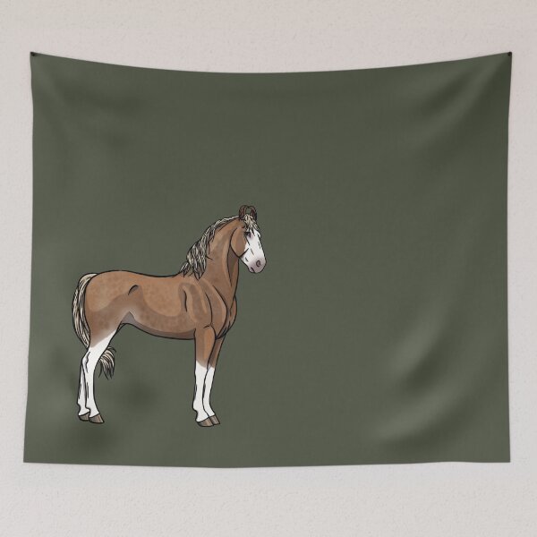 Item preview, Flaxen Chestnut Sabino Marwari designed and sold by Old Water Cryptid .
