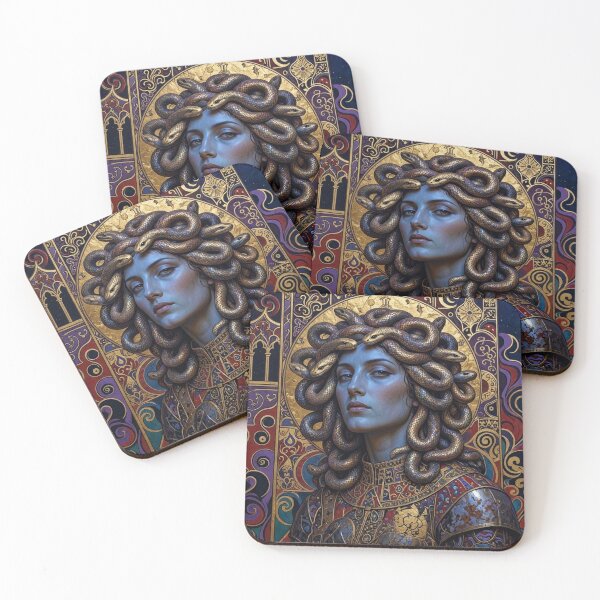Item preview, Medieval Medusa Art designed and sold by TheDarkWardrobe.