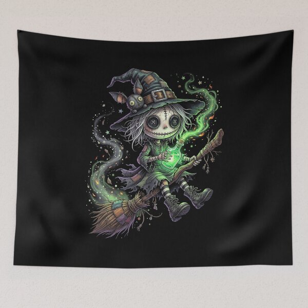 Item preview, Voodoo Witch: Midnight Broomstick Flight designed and sold by HexOne.