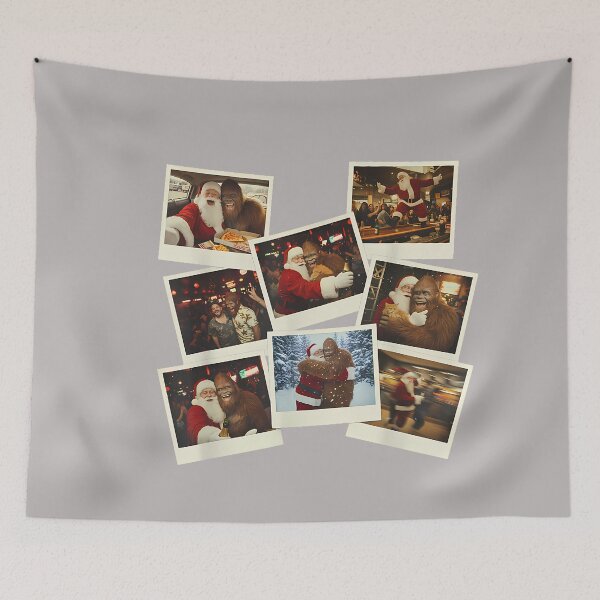 Item preview, Bigfoot and Santa Xmas Selfie Funny Holiday designed and sold by GreggRoss.