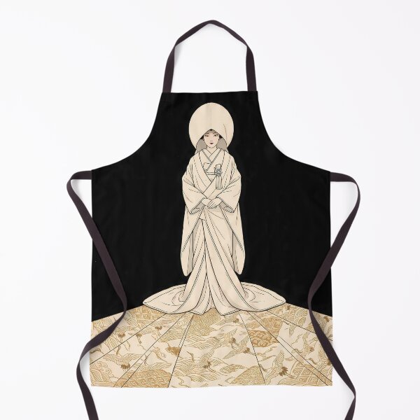 Item preview, Japanese Bride in Shiromuku on Golden Mandala Train designed and sold by TokyoUkiyoHouse.