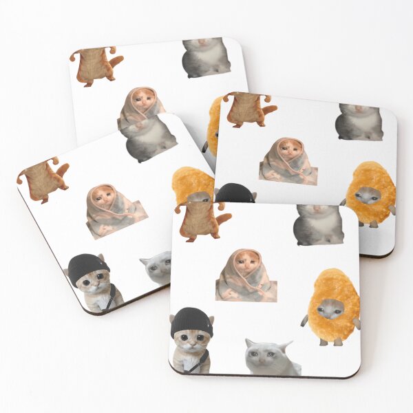 Item preview, Crying Cat Pack Pack Of 6 Meme Crying Cat  For Cat Lovers Meme Lovers designed and sold by Corindman.