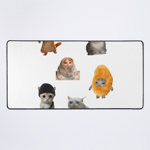 Item preview, Crying Cat Pack Pack Of 6 Meme Crying Cat For Cat Lovers Meme Lovers designed and sold by Corindman.