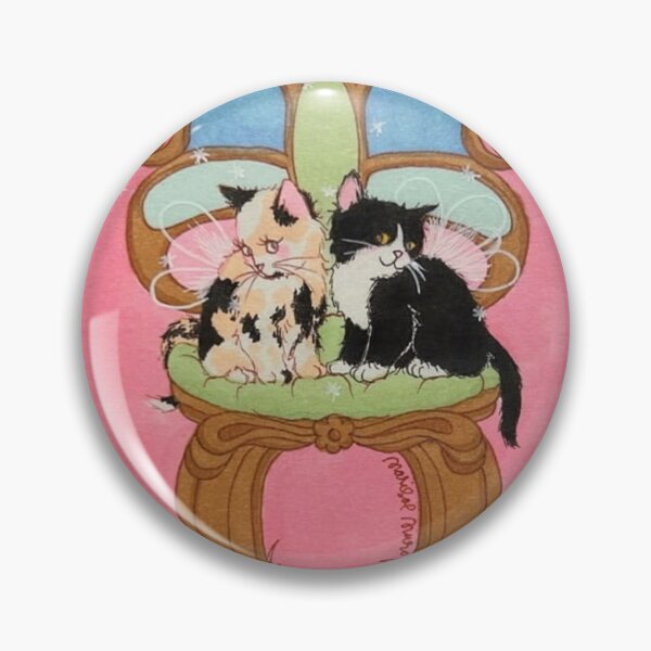 Item preview, Vintage Y2K butterfly cat poster pink designed and sold by ellmoswrld.