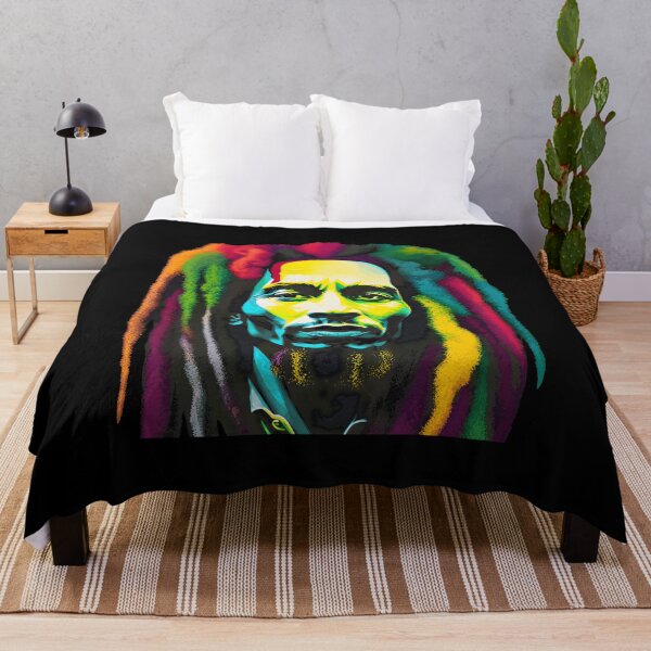 Item preview, Vibrants Bobss Marleyss Portraits with Psychedelic Dreadlockss designed and sold by TheTouchArt.