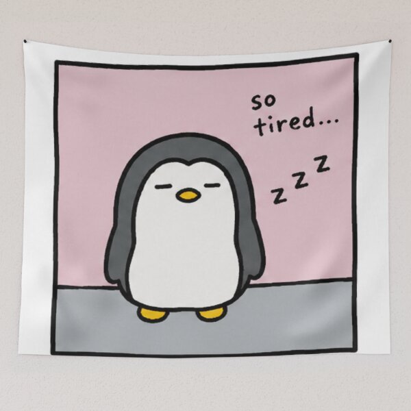 Item preview, So Tired Sleepy Penguin designed and sold by privonak.