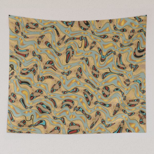 Item preview, Rippling Waves Pattern designed and sold by Shy Fractal Designs.
