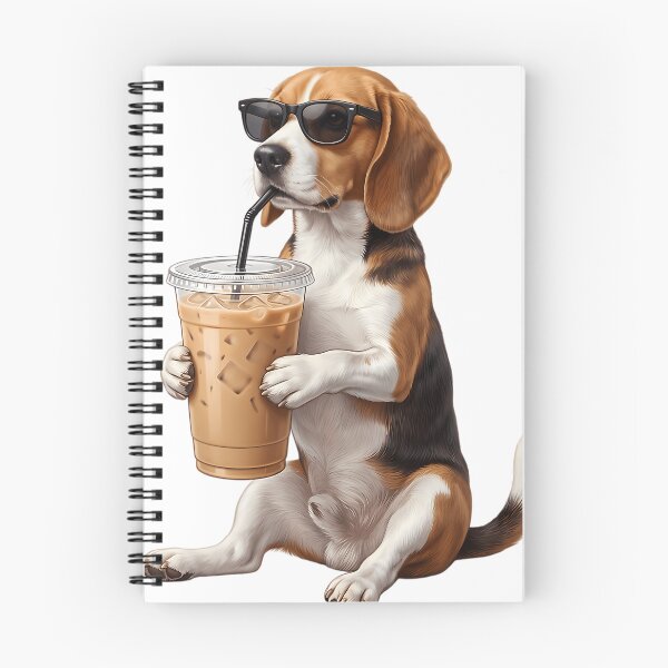 Item preview, Funny Beagle Drinking Iced Coffee Meme Dog Lover designed and sold by Corindman.