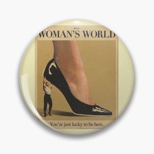 Item preview, Vintage heel woman’s world poster designed and sold by ellmoswrld.