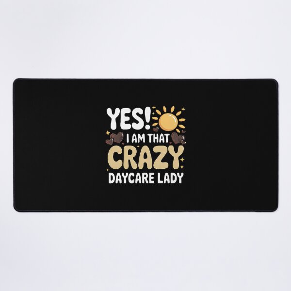 Item preview, Funny Childcare Design for Dedicated Daycare Teachers - Crazy Daycare Lady Humor designed and sold by Pawtriots Gallery.