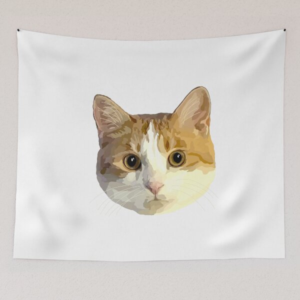Item preview, Orange and White Cat Digital Portrait designed and sold by Levi & Koda Studio.