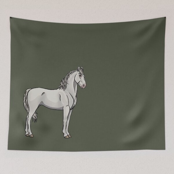 Item preview, Dominant White Marwari designed and sold by Old Water Cryptid .