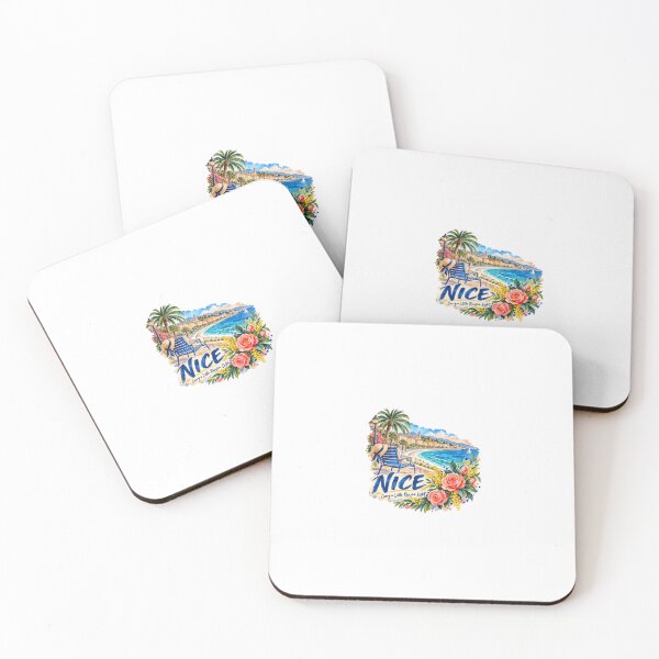 Item preview, Nice French Riviera Watercolor | Promenade des Anglais Art designed and sold by skyartdesign.