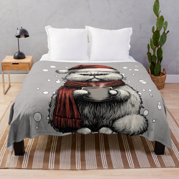 Item preview, Persian Cat Coffee Lover Christmas Santa Hat designed and sold by GreggRoss.