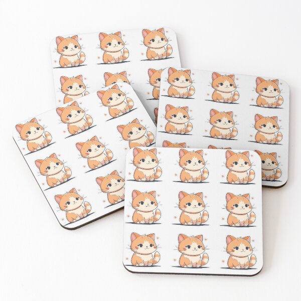 Item preview, ginger cat on a white background designed and sold by GalynaLB.