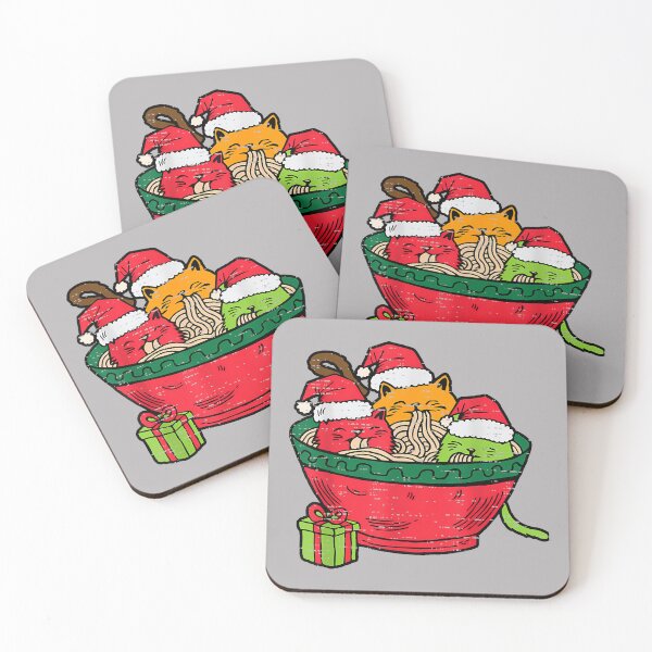Item preview, Ramen Cat Santa Anime Kitty Meowy Christmas designed and sold by GreggRoss.