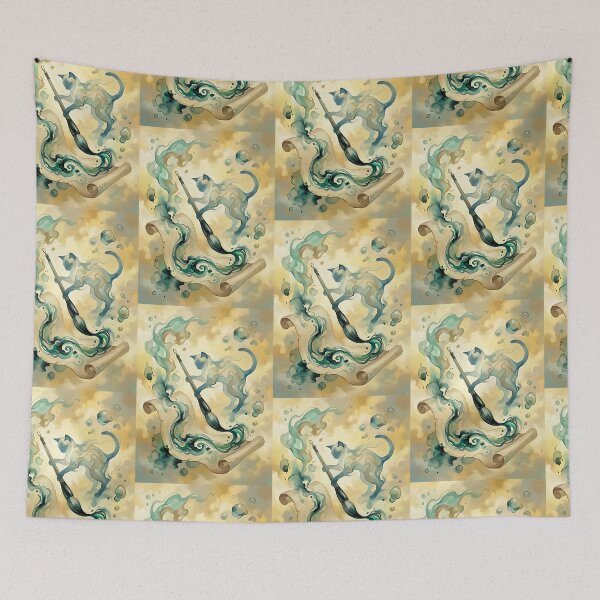 Item preview, Siamese Cat Calligraphy Artist designed and sold by PictoVibe.