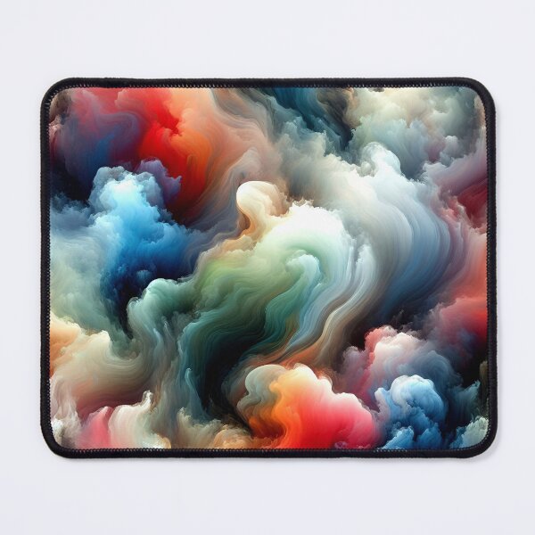 Item preview, Fantasy Colorful Swirling Smoke Abstract Designs Art designed and sold by DEC02.