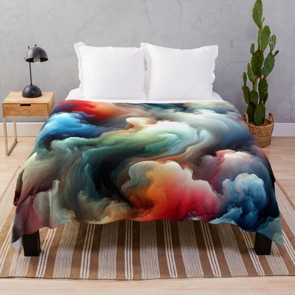 Item preview, Fantasy Colorful Swirling Smoke Abstract Designs Art designed and sold by DEC02.