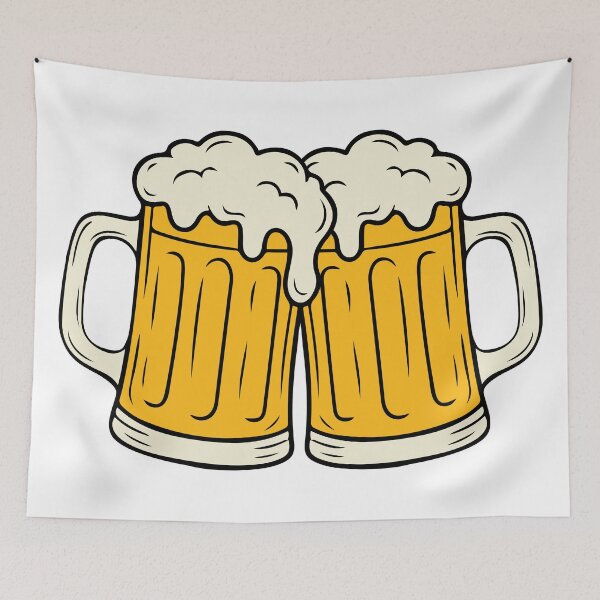 Item preview, Beer Mugs Toasting Cheers Celebration Vector Design ? designed and sold by AtonuHaque.