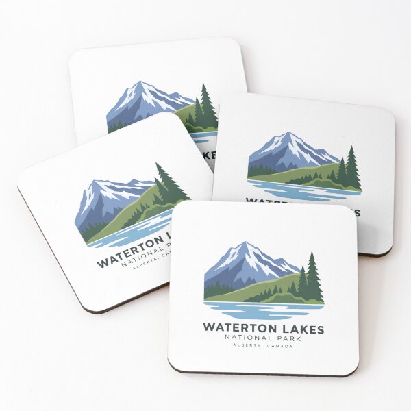 Item preview, Waterton Lakes National Park Alberta, Canada Traveler Hiker Outdoors Souvenir designed and sold by AncientClouds25.