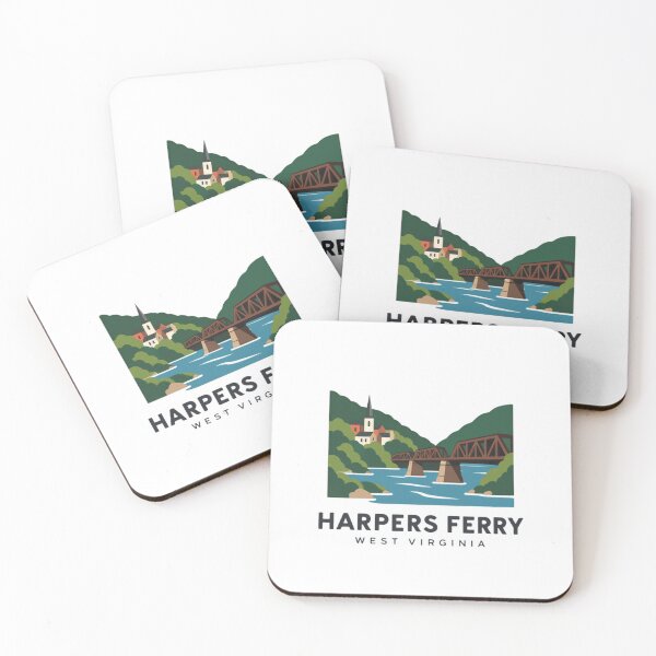 Item preview, Harpers Ferry West Virginia Travel Landmark Visitor Souvenir designed and sold by AncientClouds25.