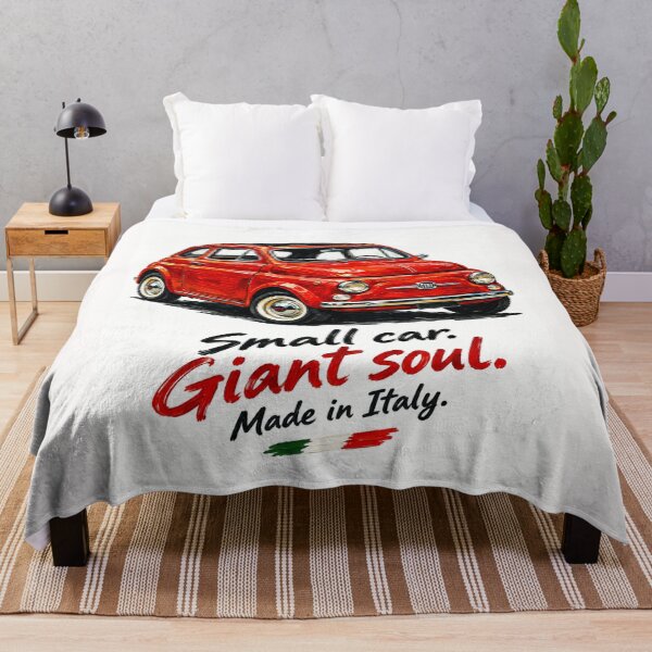Item preview, Vintage Fiat 500 Italian Retro Car Illustration designed and sold by Artisticanvas.