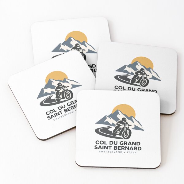 Item preview, Col Du Grand Saint Bernard Switzerland Italy Biker Mountain Pass Adventure designed and sold by AncientClouds25.