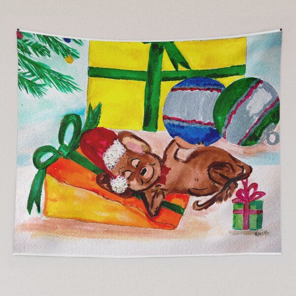 Item preview, Christmas mouse designed and sold by MoreGoodArt.