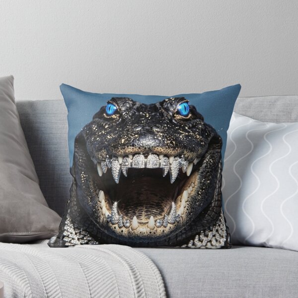 Item preview, Alligator Diamond Grillz Iced Out Chain Hip Hop Reptile Art designed and sold by Virtuoussignal.