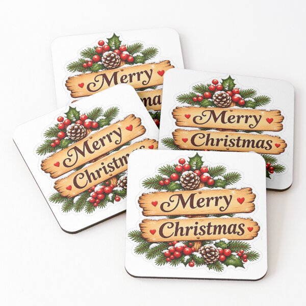 Item preview, Rustic Wooden Merry Christmas Holiday Sign designed and sold by Essafi  ⭐️⭐️⭐️⭐️⭐️⭐️.
