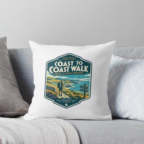 Item preview, Coast To Coast Walk Hills Coast Hidden Gems Cumbria North Yorkshire British Hiking Trail designed and sold by kristyparkStar3.