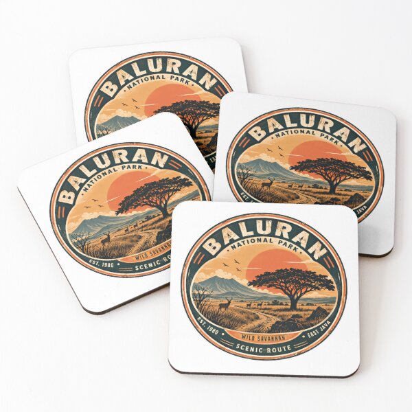 Item preview, Baluran National Park Est 1980 Wild Savannah Scenic Route East Java Travel Destination Explorer designed and sold by ManilStuck237.