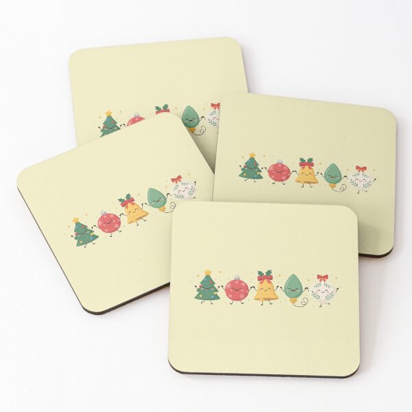 Item preview, Cute Christmas Ornaments Squad Kawaii Holiday Decor designed and sold by wobbiranger.