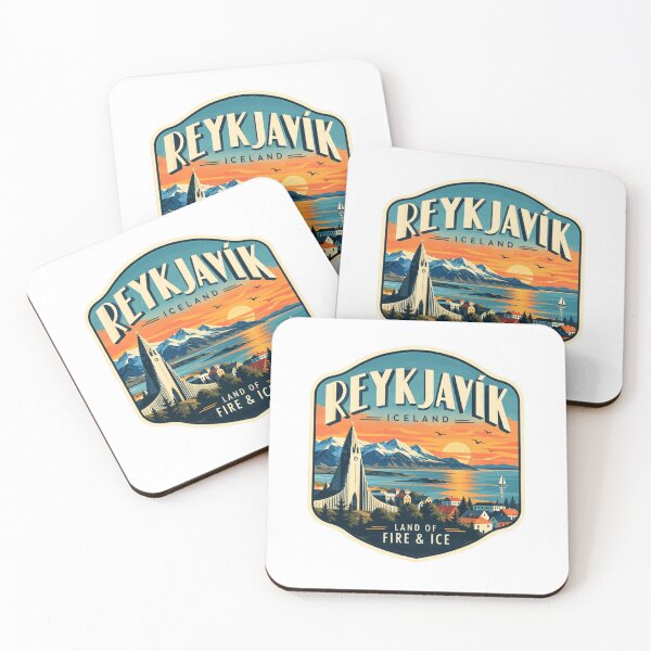 Item preview, Reykjavík Iceland Land Of Fire & Ice Travel Souvenir designed and sold by AncientClouds25.