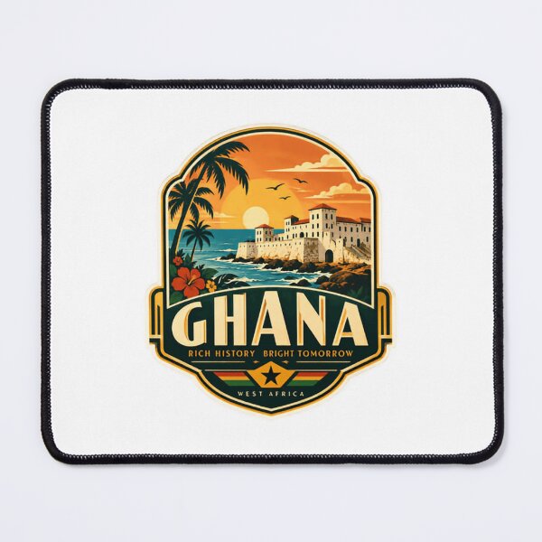Item preview, Ghana Rich History Bright Tomorrow West Africa Travel Souvenir Culture designed and sold by kristyparkStar3.