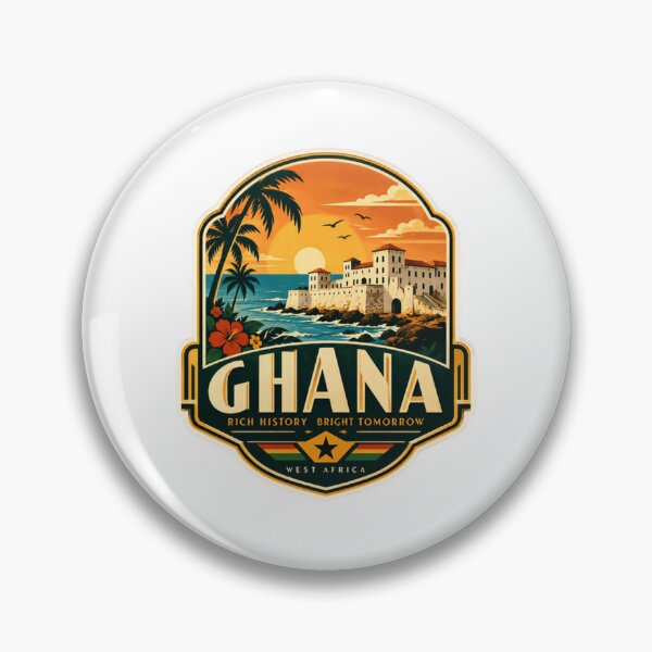 Item preview, Ghana Rich History Bright Tomorrow West Africa Travel Souvenir Culture designed and sold by kristyparkStar3.