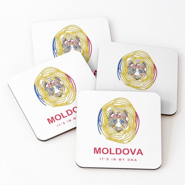 Item preview, Moldova It's in My DNA Fingerprint – Proud Moldovan Heritage Flag Gift designed and sold by youngVl.