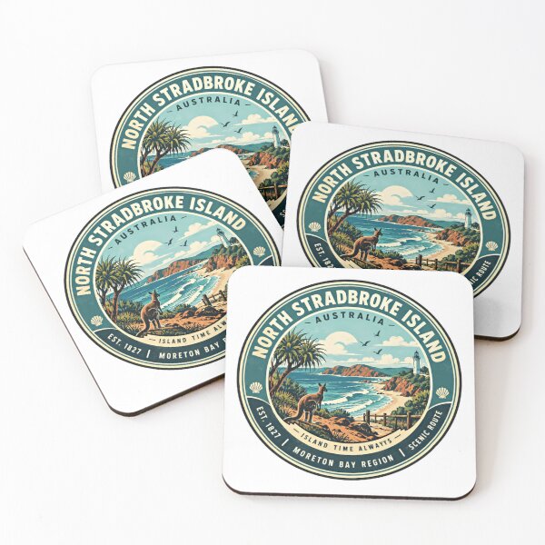 Item preview, North Stradbroke Island Australia Est 1827 Island Time Alwayys Moreton Bay Region Scenic Route Travel Vacation Tourist Souvenir designed and sold by ManilStuck237.